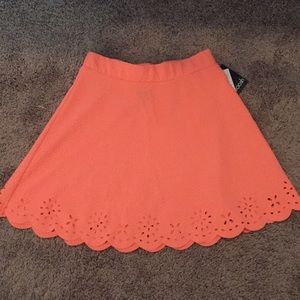 Peach Circle Skirt